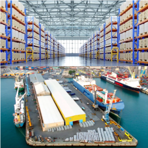 Warehouses at Italian ports